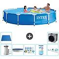 - piscina fuori terra in giro 366x76 cm blu include accessori coordinati a1790