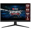 monitor 23. 8' led ips gaming optix g241 1920x1080 full hd tempo di risposta 1 ms frequenza di