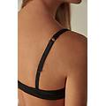 reggiseno push-up bellissima in seta donna nero taglia 4b