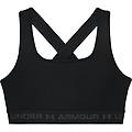 Under Armour Reggiseno Crossback Mid Nero Xs