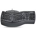periboard-512 tastiera ergonomica avanzata design suddiviso con tastierino numerico integrato nero