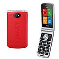 cellulare 2g gprs maxy dual sim red 10283002