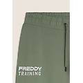 pantaloni regular con tasca zip sulla gamba hedge green uomo medium