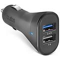 SBS caricabatterie accendisigari usb type-a car charger 12w dual black tecr2usb24afast