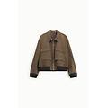 giacca bomber con tasche applicate