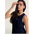 abito con motivo grafico e dettaglio cut-out dark sapphire donna extra small