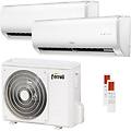 condizionatore giada dual split 18000+18000 btu inverter a wifi unità esterna 8 2 kw