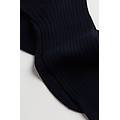 calze corte in cotone filo di scozia a coste uomo blu taglia 40-41