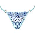 bluebella elina perizoma blu/turchese/trasparente