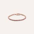 bracciale tennis silver rainbow argento rosa cubic zirconia collezione silver rainbow rosa