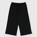 pantalone in seersucker da bambina nero taglia 12m