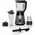 mmb6177s frullatore con bicchiere capacità 1. 5 litri potenza 1200 watt 2 velocità +