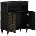 - credenza 60x33x75 cm in legno massello di mango