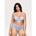 panty fancy lace / azzurro / s azzurro