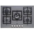 pmsp75173cs plano 75 piano cottura a gas 5 zone 1 tripla corona centrale 75 cm grigio titanio
