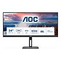 v5 u34v5c/bk monitor pc 86 4 cm (34") 3440 x 1440 pixel ultrawide quad hd lcd nero (u34v5c/bk)