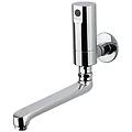 rubinetto elettronico lavabo/lavello a parete con bocca erogazione girevole 140mm a batteria serie