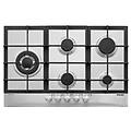 gt85thix piano cottura stainless steel da incasso 75 cm 5 fornello(i)