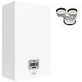 caldaia theta 24 c a condensazione 20 kw camera stagna metano/gpl con kit scarico fumi sdoppiato