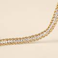 bracciale catena colette oro giallo cubic zirconia collezione colette oro giallo