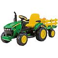 igor0047 macchina elettrica per bambini trattore elettrico john deere ground force 12v 3+ anni