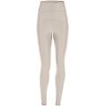 pantaloni wr. up similpelle laminata e cuciture a pannelli white sand donna xxs