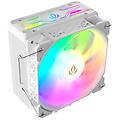 ventola cpu solarian cooler 4pipes 120mm argb bianca