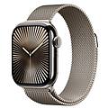 watch series 10 serie 10 gps + cellular 42mm cassa in titanio con loop in maglia milanese