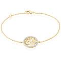 bracciale golden dream placcato oro giallo cubic zirconia collezione golden dream giallo
