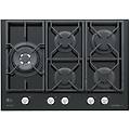 glem gv75txbkpiano cottura 70cm 4f-1tc front vetro nero