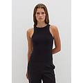 - tank top a costine donna nero taglia xl