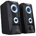 set di altoparlanti 2. 0 gxt606b javv rgb speaker set black/rgb