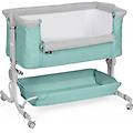 ms innovaciones culla fianco letto co sleeping comfy verde