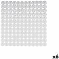- tappetino antiscivolo da doccia trasparente pvc 54 x 54 x 1 cm (6 unità)